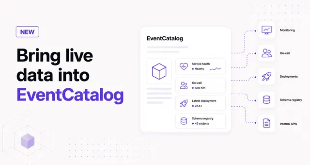 Bring live data into EventCatalog