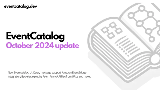 EventCatalog October 2024 update