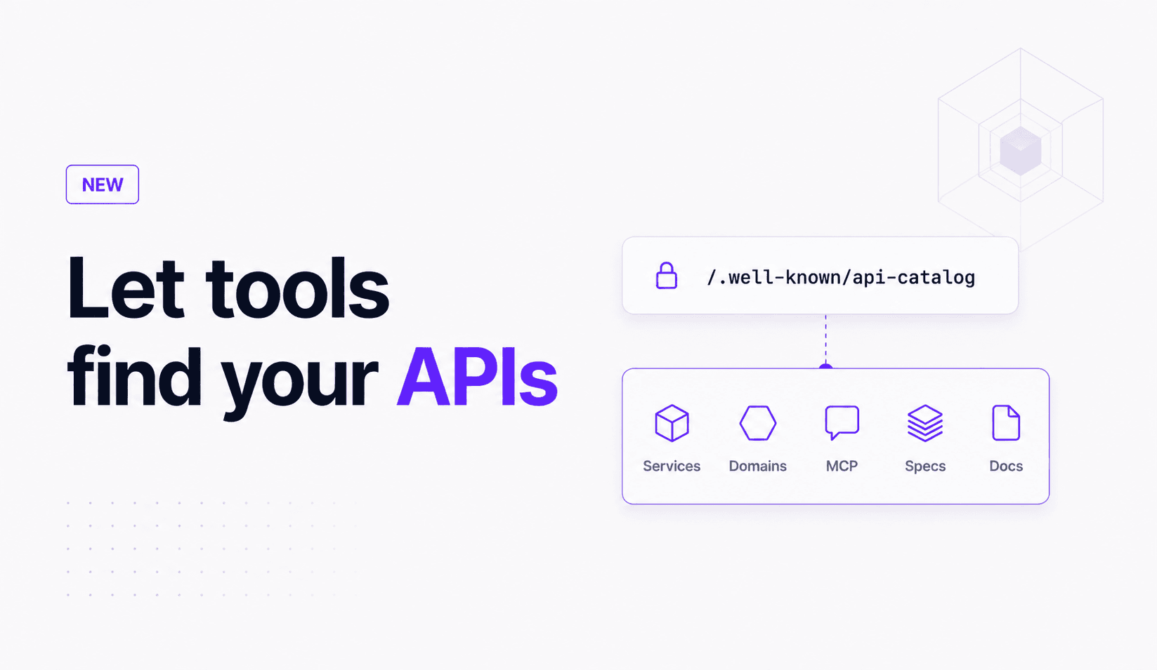 Let tools find your APIs from one URL