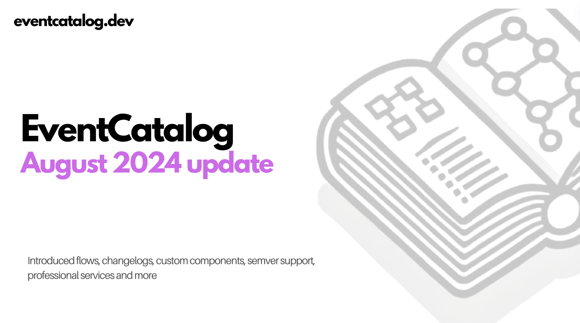 EventCatalog August 2024 update