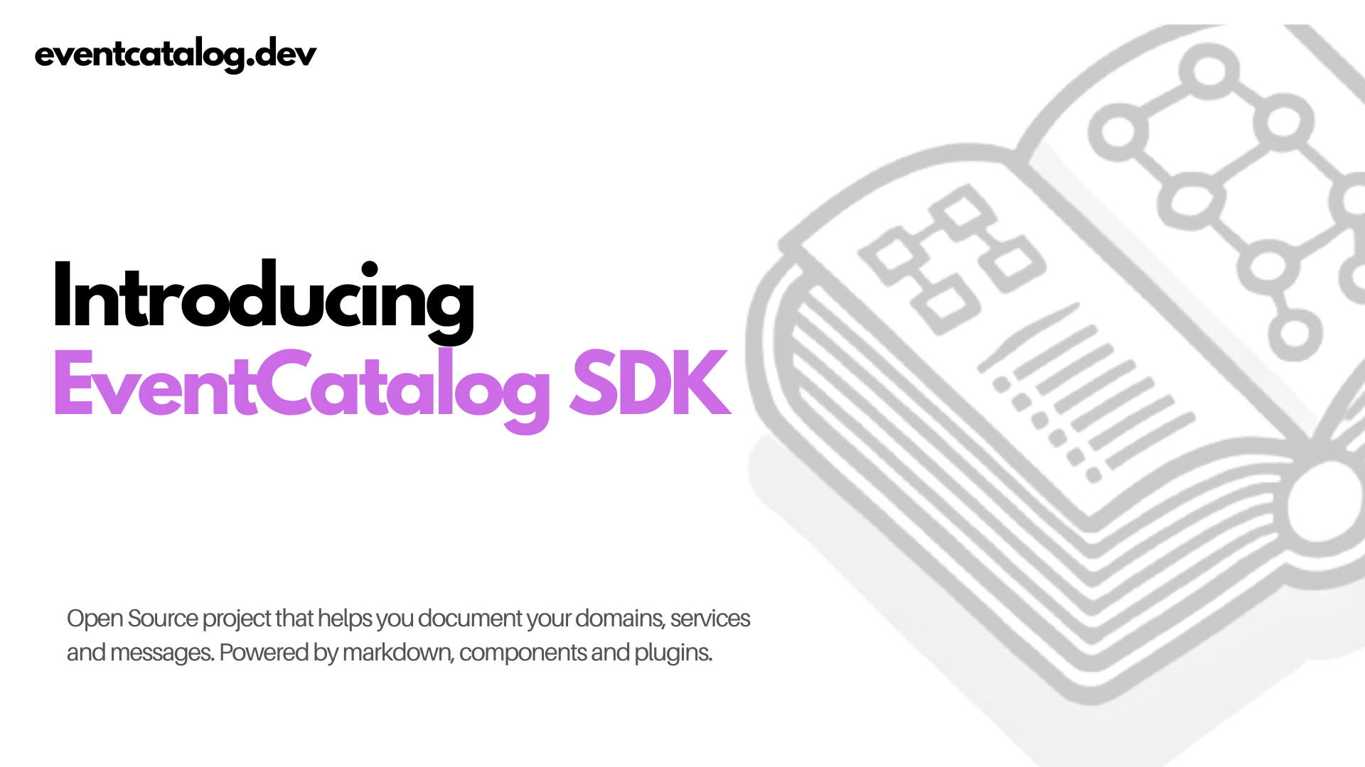 Announcing the new EventCatalog SDK