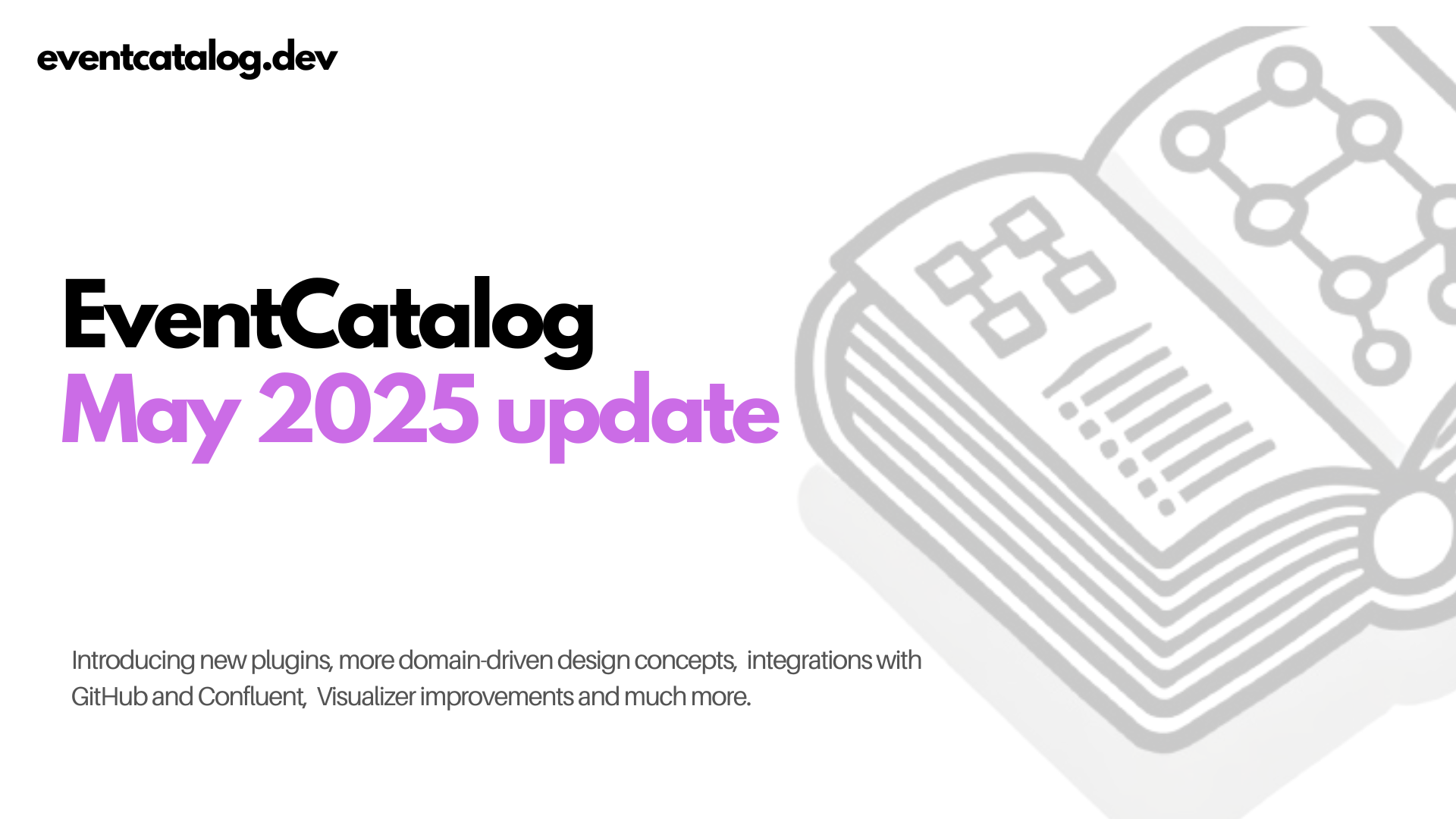 Whats new in EventCatalog - May 2025