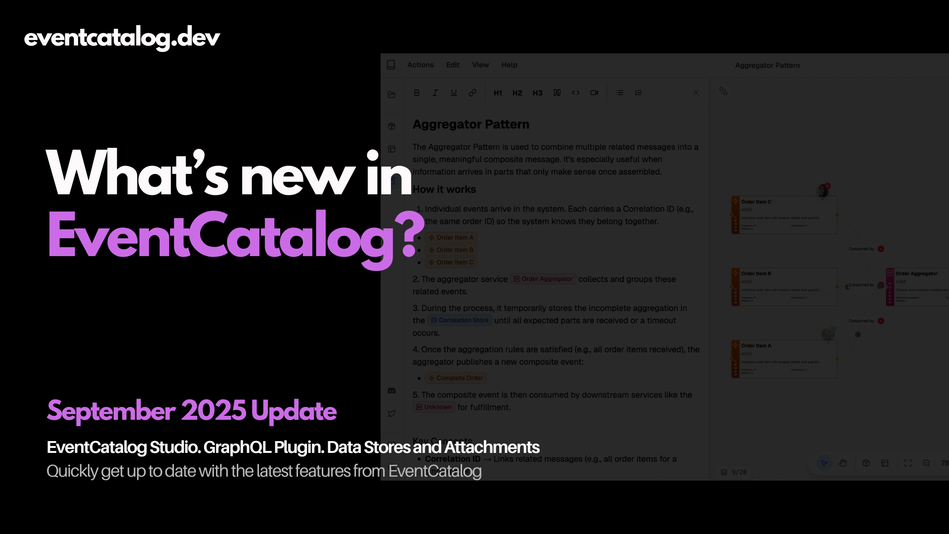 Whats new in EventCatalog - September 2025