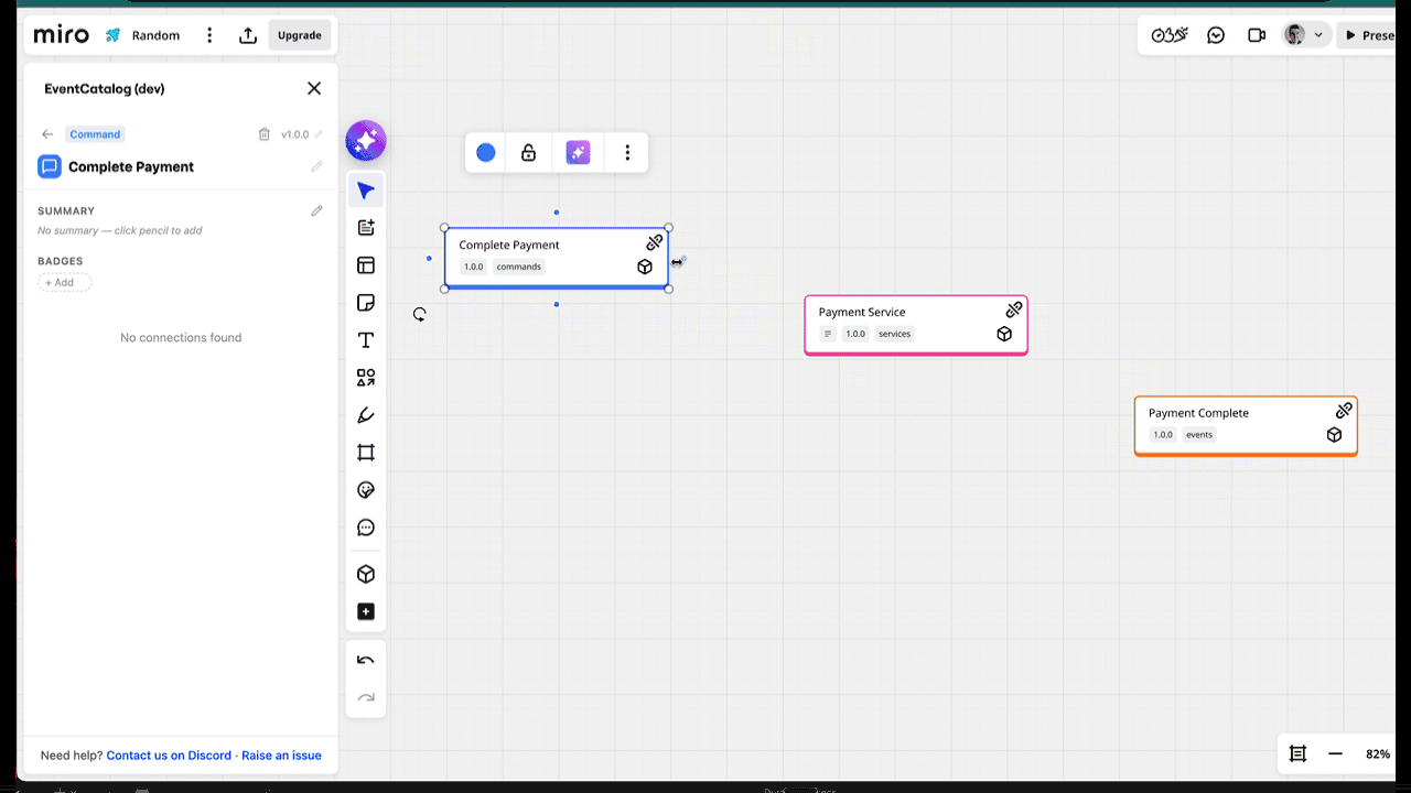 Smart connectors that auto-label based on resource types